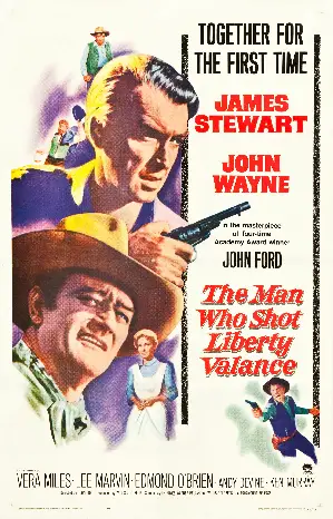 리버티 밸런스를 쏜 사나이 포스터 (The Man Who Shot Liberty Valance poster)