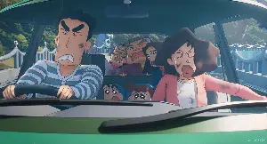 신차원! 짱구는 못말려 더 무비 초능력 대결전 ~날아라 수제김밥~ 포스터 (New Dimension! Crayon Shinchan the Movie: Battle of Supernatural Powers ~Flying Sushi~ poster)