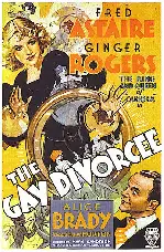 쾌활한 이혼녀 포스터 (The Gay Divorcee poster)