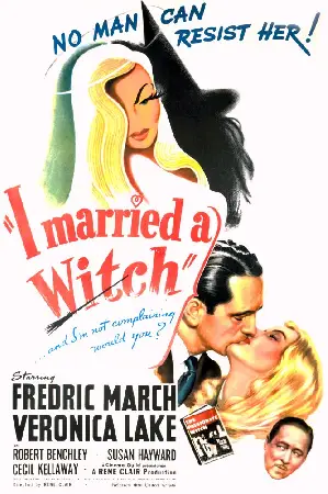 나는 마녀와 결혼했다 포스터 (I Married A Witch poster)