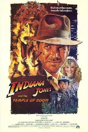 인디아나 존스 - 마궁의 사원, 저주받은 사원  포스터 (Indiana Jones And The Temple Of Doom poster)