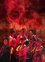 촉루성의 7인-레드버전 포스터 (Seven Souls In The Skull Castle-Version Red poster)