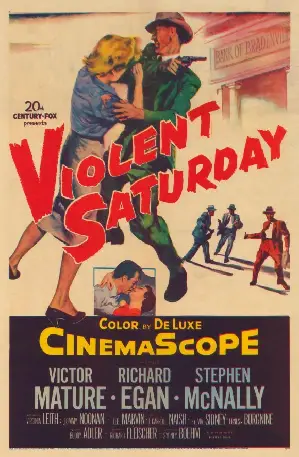 난폭한 토요일 포스터 (Violent Saturday poster)