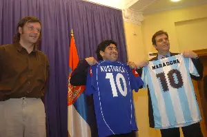 축구의 신: 마라도나 포스터 (Maradona By Kusturica poster)