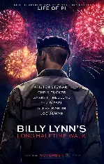 빌리 린의 롱 하프타임 워크 포스터 (Billy Lynn's Long Halftime Walk  poster)