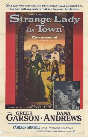 황야의 귀부인 포스터 (Strange Lady in Town poster)