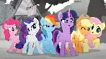 마이 리틀 포니: 레인보우 로드 트립 포스터 (My Little Pony: Rainbow Road trip poster)
