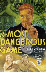 위험한 게임 포스터 (The Most Dangerous Game poster)