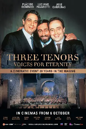 3대 테너: 영원한 목소리 포스터 (Three Tenors: Voices for Eternity poster)
