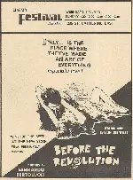 혁명 전야 포스터 (Before the Revolution poster)