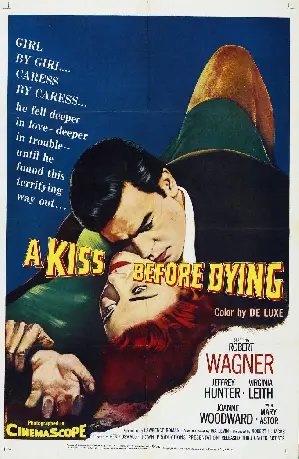 죽음전의 키스 포스터 (A Kiss Before Dying poster)