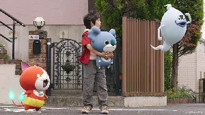 극장판 요괴워치: 하늘을 나는 고래와 더블세계다냥! 포스터 (Yo-Kai Watch Movie 3 poster)