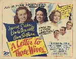 세 아내에게 온 편지 포스터 (A Letter to Three Wives  poster)