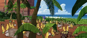 극장판 날아라! 호빵맨 : 바나나섬을 되찾아줘 포스터 (ANPANMAN : REVIVE BANANA ISLAND poster)