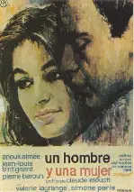 남과 여 포스터 (Un Homme Et Une Femme, A Man And A Woman poster)