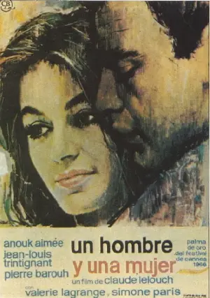 남과 여 포스터 (Un Homme Et Une Femme, A Man And A Woman poster)