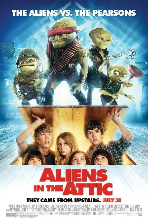 다락방의 외계인 포스터 (Aliens in the Attic poster)
