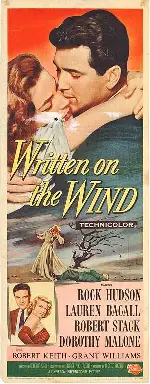 바람과 사라지다 포스터 (Written on the Wind poster)