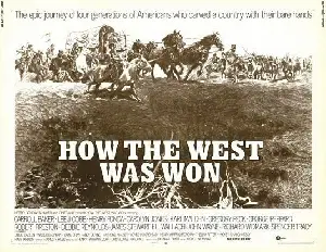 서부 개척사 포스터 (How The West Was Won poster)