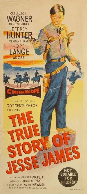 제시 제임스 스토리 포스터 (The True Story of Jesse James  poster)