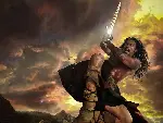 코난: 암흑의 시대 포스터 (Conan the barbarian poster)