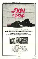 두목은 죽었다 포스터 (The Don is Dead poster)