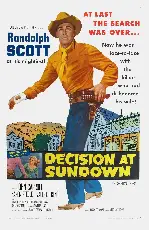 선다운의 결전 포스터 (Decision at Sundown poster)