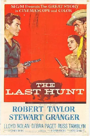 최후의 총격 포스터 (The Last Hunt  poster)
