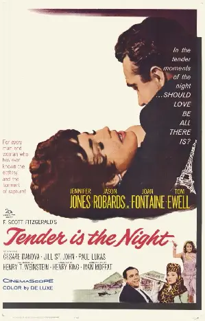 밤은 돌아오지 않는다 포스터 (Tender Is the Night poster)