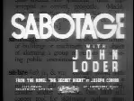 사보타주 포스터 (Sabotage poster)