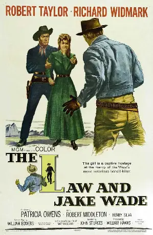 고스트타운의 결투 포스터 (The Law And Jake Wade poster)