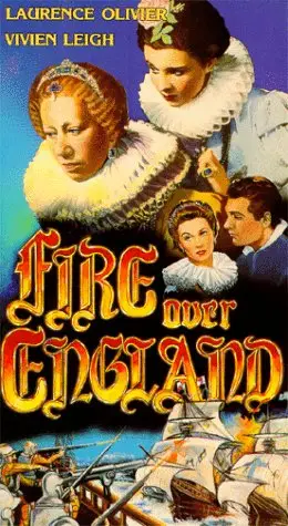 영광의 결전 포스터 (Fire Over England poster)