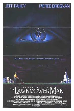 론머맨 포스터 (The Lawnmower Man poster)