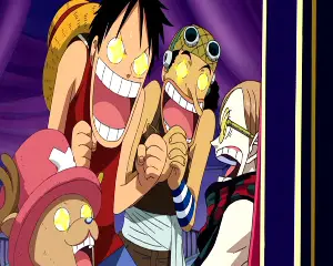 원피스 - 기계태엽성의 메카거병 포스터 (One Piece The Movie poster)